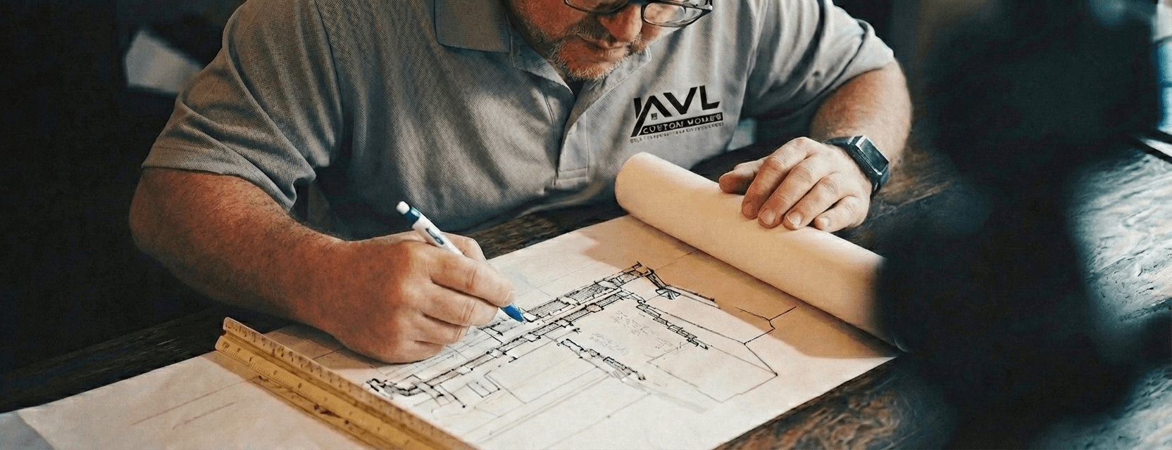 AVL Custom Homes team planning a luxury home build in Toronto