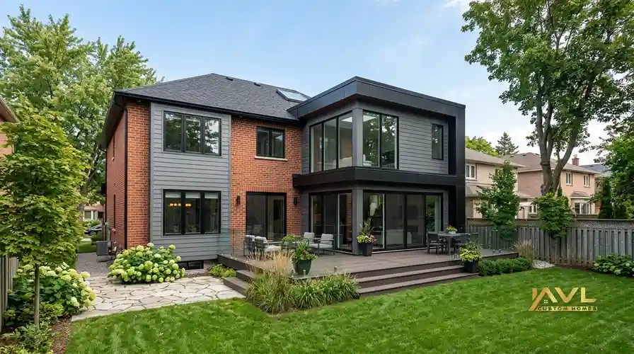 Modern open-concept structural renovation in Markham executed by AVL